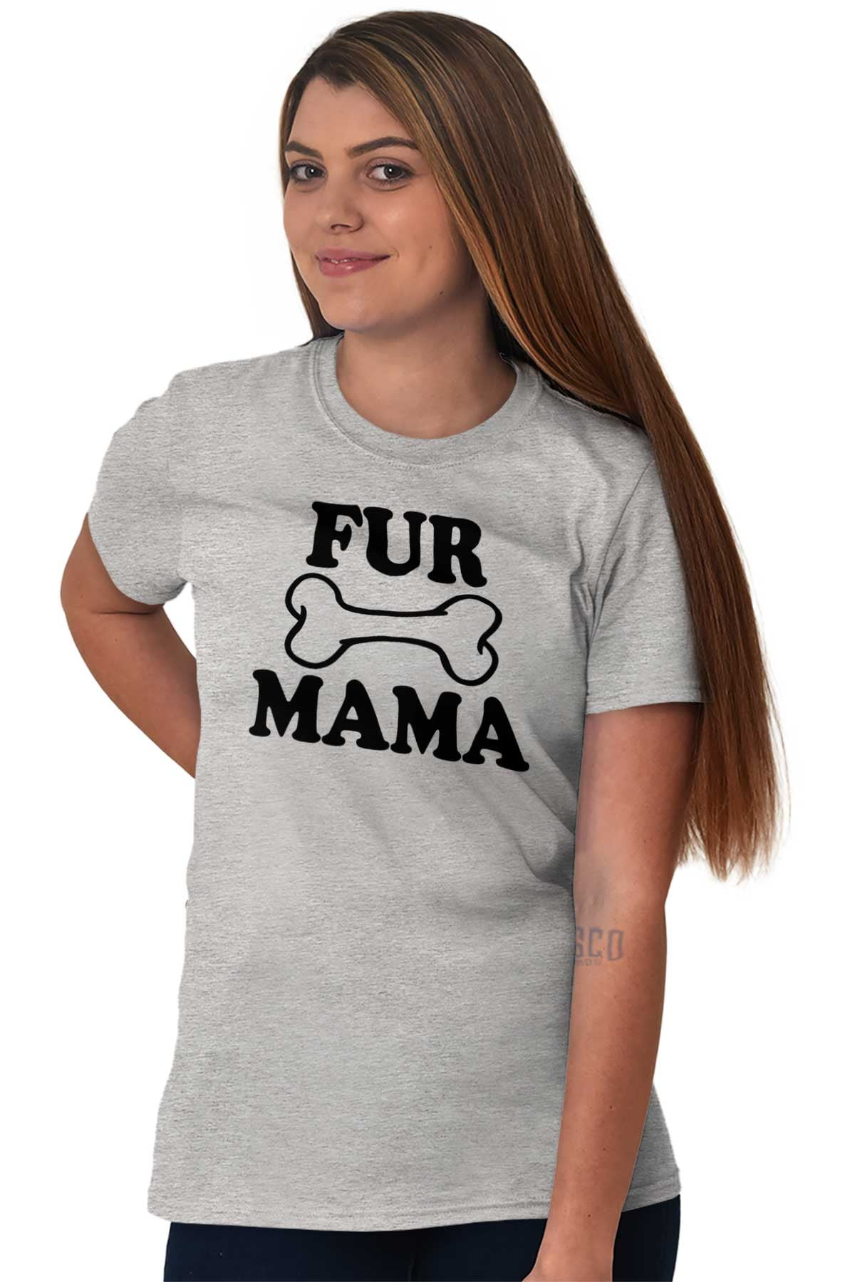 Dogs Ladies TShirts Tees T For Women Fur Mama Funny Cute Dog Puppy Parent Gift