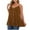 Brown, variant on BLVB Plus Size Camisole for Women Casual Flowy Cami Adjustable Spaghetti Strap Tank Top Summer Loose Beach Vacation Clothes L-5XL