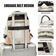 thumbnail image 3 of FORMRS Mini Backpack Purse for Women Quilted Travel Daypack Casual Shoulder Bag, Halloween Ghosts, 3 of 7