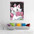 thumbnail image 6 of Diamond Painting Kits, DIY White Cat Diamond Art Kits, DIY Full Drill Diamond Dots Paintings with Diamonds Gem Art Crafts for Home Wall Decor 12x16 Inch$$Art & Craft, 6 of 7