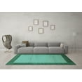 thumbnail image 3 of Ahgly Company Indoor Rectangle Abstract Light Blue Modern Area Rugs, 5' x 8', 3 of 4