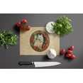 thumbnail image 2 of Eskimo Christmas Flowers Glass Cutting Board 12 in x 15 in, 2 of 5