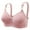 Pink, variant on DPTALR Womens Dailywear Bars Embroidered Glossy Comfortable Breathable Bra Underwear No Rims