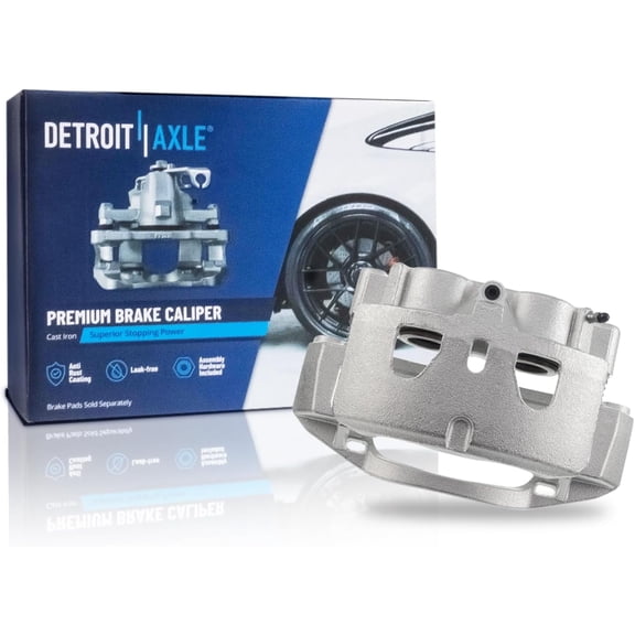Detroit Axle - Front Right Brake Caliper for 11-19 Chevy Silverado GMC Sierra 2500 HD 3500 HD 16-19 Suburban 3500 HD, Brake Caliper with Bracket Assembly Replacement