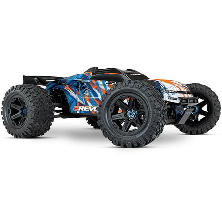 E-Revo VXL Brushless: 1/10 Scale 4WD Brushless Electric Monster Truck with TQi 2.4GHz Traxxas Link Enabled Radio System and Traxxas Stability Management