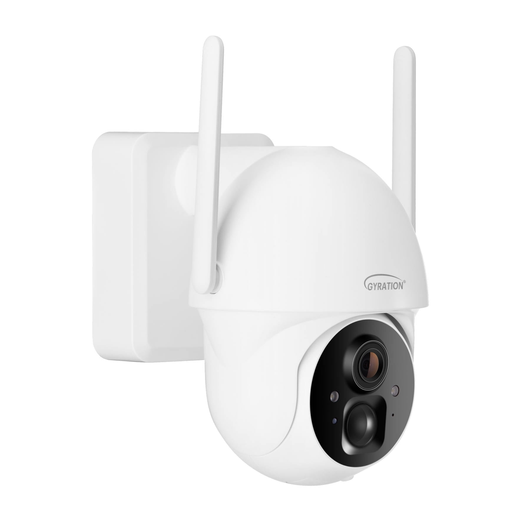 360 Degree Smart WiFi Wireless PTZ Dome Security Camera with Solar Panel, 2 Way Audio, IP65, AI Detection, Cloud Storage, 2.4Ghz WiFi, Works with Alexa & Google Home