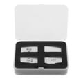 thumbnail image 1 of 4pcs Accrocher Bouton de Réglage Garniture Autocollant en Alliage d'Aluminium Adapté pour Mercedez Benz ML/GL/GLE/GLSA Type, 1 of 7