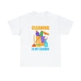 thumbnail image 2 of Cleaning Is My Cardio Housekeeping Housekeeper Light T-Shirt, 2 of 2