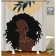 thumbnail image 3 of Juego de 4 cortinas de ducha con diseño de chica negra, bailarina de ballet, mujer afroamericana, decoración de baño, cortina de ducha impermeable de tela rosa, alfombra de baño antideslizante, 3 of 7