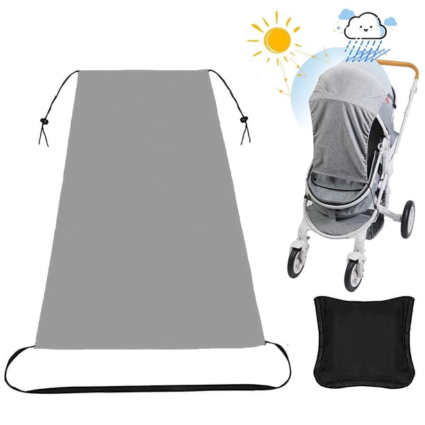 Parasol Universal Para Cochecito Cubierta De Protección Uv 50+ Parasol Para Cochecito Impermeable Y Tobogán Hacia Arriba Y Hacia Abajo Parasol Para Cochecito Speravity BA001274-02