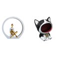 thumbnail image 1 of Figura De Gato Para Niña, Estatua De Mujer, Arte Artesanal, Adorno Para Centro De Mesa, Dormitorio, Regalo Para Lectores, Estantería, Escultura Abstracta De Granja, Cuenco Para Llaves De, 1 of 8