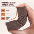 thumbnail image 4 of Set de esponjas de lijado Afruxy de 4 unidades con guantes, grano grueso y fino, 4 of 6