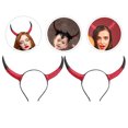 thumbnail image 5 of 2 piezas de buey torna diademas fiestas diademas decorativas festival bandas para adultos, 5 of 5