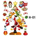 thumbnail image 2 of Fiudx Adhesivo Navideño para Ventana, Autoadhesivo y Extraíble, Superficie Lisa, Apto para Paredes, Vidrio, Cerámica y Azulejos, Decoración Navideña, Fácil de Aplicar, Tamaño 24 X 32 Cm., 2 of 3