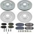 thumbnail image 2 of PowerStop Front and Rear Geomet Coated Brake Rotor and Pad Kit Fits: JEEP Select Models CRK7415, 2 of 5