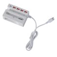 thumbnail image 1 of Multi-port USB hub converters with 4 USB and Type C ports and a phone stand for, 1 of 5