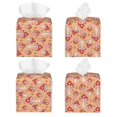 thumbnail image 2 of Kdxio Mushroom Print Tissue Box Cover,Square Decorative PU Leather Facial Paper Case Organizer Holder Dispenser for Bathroom,Night Stands,Desk,Car 5.2''X5.2''X5.2'', 2 of 8