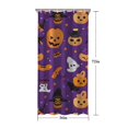 thumbnail image 5 of Halloween Pumpkin Ghost Pattern Shower Curtain 36"x72" ,Bathroom Decorative Shower Curtains Set with 12 Hooks,Modern Waterproof Washable Shower Curtain, 5 of 6