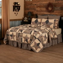 VHC Brands 9374 94 x 94 in. Bingham Star Queen Quilt