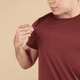 thumbnail image 4 of Playera Deportiva Para Hombre Manga Corta Tipo Dry Fit Rojo Vino, 4 of 4
