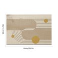 thumbnail image 3 of Fiudx Ofertas flash Artículos en oferta Lujosa alfombra de baño de barro de diatomita de estilo cremoso, absorbente de agua de secado rápido, antideslizante, duradera, para ducha e inodoro, 3 of 7