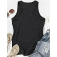 thumbnail image 2 of MORTTIC Women's Sleeveless Crew Neck Tank Top Summer Graphic Print T-Shirt for Casual Everyday Wear, 2 of 4
