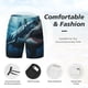 thumbnail image 3 of Fotbe 3D Realistic Shark Traje de Baño para Hombre – Shorts de Natación de Secado Rápido con Forro y Bolsillos-3X-Large, 3 of 6