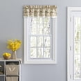 thumbnail image 2 of Ellis Curtain 52x12-Inch Cherries Ruffled Valance, Natural, 2 of 5