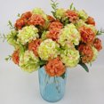 thumbnail image 3 of Toystoory Flor de té de Hortensia, rosas, girasoles, ramo de flores artificiales para el hogar, Hotel, boda, fiesta, tela de seda, decoración Flores artificiales Rosa coral Toystoory HA6641-04B, 3 of 6