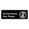 thumbnail image 1 of Alpine Industries 9 in. x 3 in. No Cell Phone Use, Please Sign 5-Pack, 1 of 3