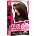 thumbnail image 5 of Garnier Color Sensation Hair Color Cream, 4.0 Snow Day Cocoa Dark Brown, 5 of 11