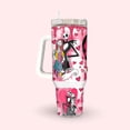 thumbnail image 2 of Jack And Sally Valentine Tumbler, Jack Skellington Tumbler 40oz, Disney Valentines, Nightmare Before Christmas Stainless Steel Tumbler, 2 of 3