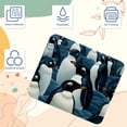 thumbnail image 3 of Penguin Printed Square Desk Mat Gaming Mouse Pad with Non-Slip Rubber Bottom - 8.3x9.8 Inch Office and Gaming Mouse Pad, 3 of 6