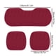 thumbnail image 3 of Juego completo de 3 fundas para asientos de coche, fundas para asientos delanteros y traseros originales de invierno, suaves y cálidas, para SUV, camiones y furgonetas. Juego completo de cojines de in, 3 of 8