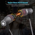 thumbnail image 3 of MINDBEAST Super Bass 90%-Auriculares con aislamiento de ruido con micrófono y estuche-Increíbles efectos de sonido y experiencia de juego para mujeres, hombres, niños-Auriculares Compatible con Apple,, 3 of 3
