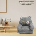 thumbnail image 3 of <p>Toddler Armrest Chair Bed, Grey Baby Sofa Soft And Comfortable  For Napping</p>, 3 of 7