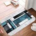 thumbnail image 3 of 1pc Geometric Abstract Art Absorbent Non-Slip Bathroom Thickened Flannel Rug Decor,Soft,Quick Drying,Suitable For Indoor/outdoor Use,Bathrooms,Bedrooms,Kitchens,Terrace,Laundry Rooms,16"x24", 3 of 9