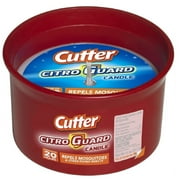 Cutter Citro Guard Citronella Candle, Red, 11-Ounce