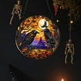 thumbnail image 6 of Halloween Ornaments, Acrylic Hanging Sign Halloween Luminous Skull Hanging Sign Decoration, as show, 6 of 8