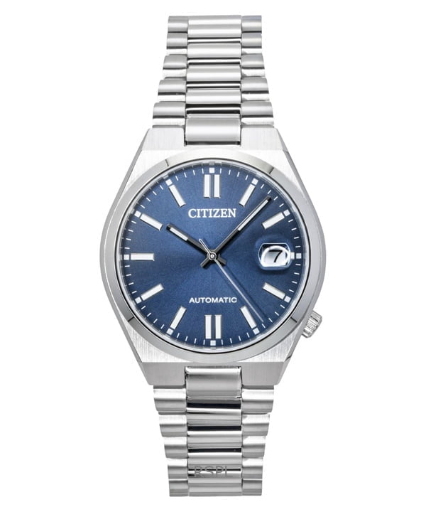 Citizen Tsuyosa 60 Rose Gold Tone Stainless Steel Blue Dial