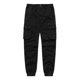 thumbnail image 2 of Pantalones largos para hombre, moda informal, cómodos, sólidos, con bolsillos, con cordón ajustable, pantalones regulares de poliéster para hombre., 2 of 3