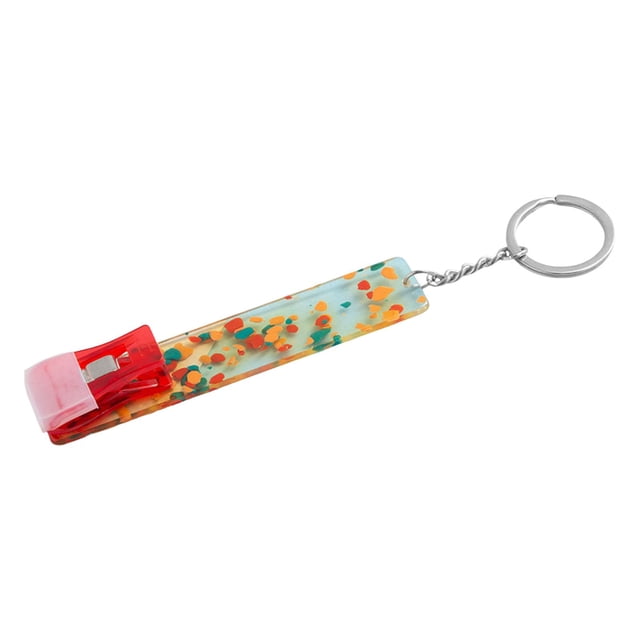 Agarrador de Tarjetas para Uñas Largas, Lindo Tirador de Tarjetas de Acrílico, Llavero con Clip para Tarjetas de Cajero Automático, Etiquetas de Tarje Rojo mayimx tirador de tarjetas