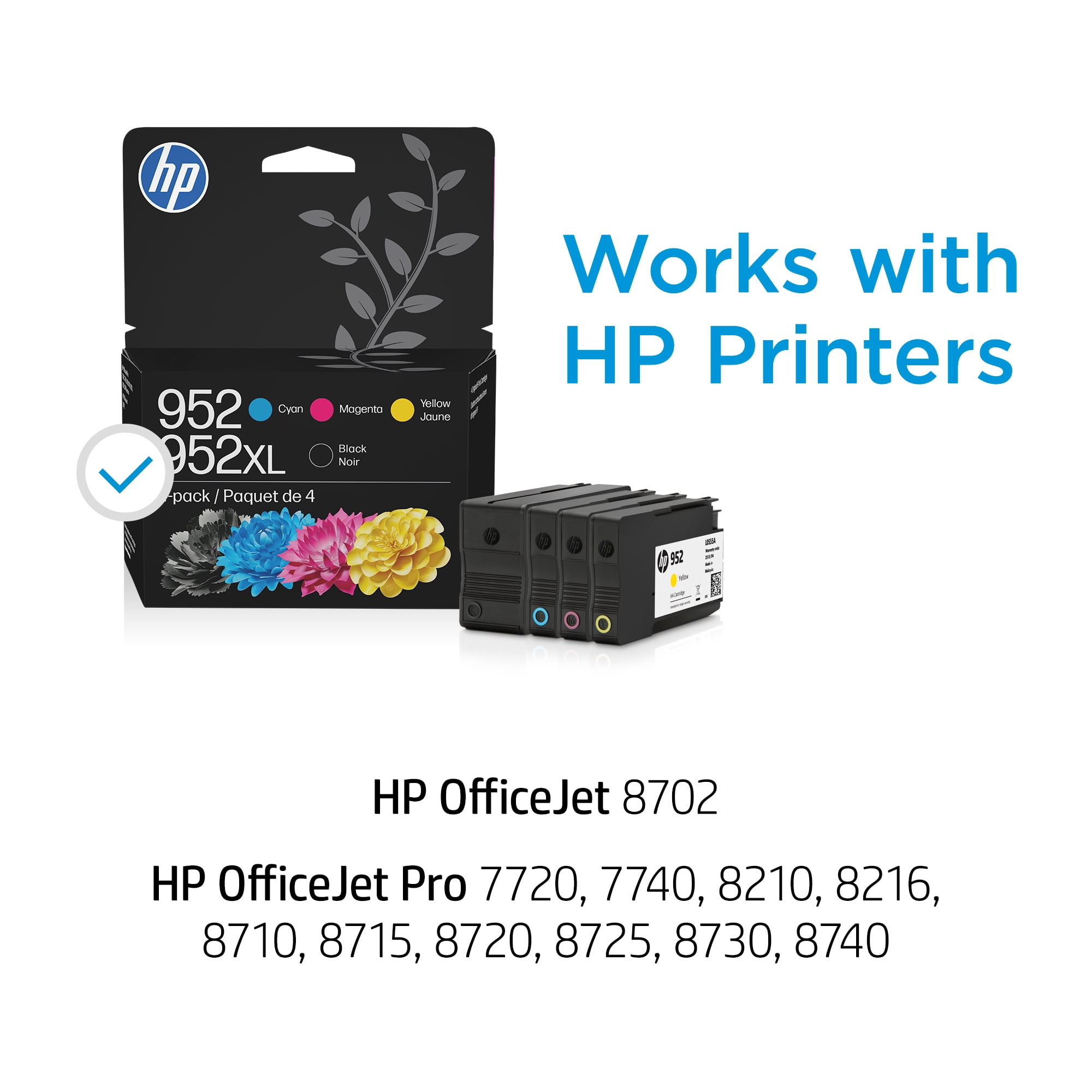 HP 952 CMY/952XL Blk Ink Cartridge Pack