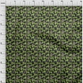 thumbnail image 4 of oneOonePolyesterSpandexLightGreenFabricTropicalLeafWithAnimalSewingFabricByTheYardPrintedDiyClothingSewingSupplies56InchWide, 4 of 4