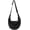 Black, variant on Unisex Messenger Bag Women's Men's Crossbody Bag Korean Version Simple Solid Color Dumpling Bag Large Capacity Couple Bag