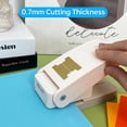 thumbnail image 4 of KW-trio BQJ-04 Tab Punch Loose-leaf Separator DIY Index Sticker Label Puncher Divider Paper Punch Machine, 4 of 8