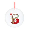 thumbnail image 2 of EUDIDV Hanging Decor 26 Letter Fawn Ornaments Red Christmas Tree Ornaments Letter Hanging Pendant Ornaments Alphabet Xmas Tree Decorations For Home Xmas Decorative, 2 of 4