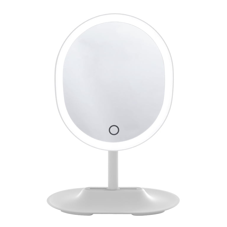 Thinkspace Beauty Round LED Lighted Countertop Mirror photo 1