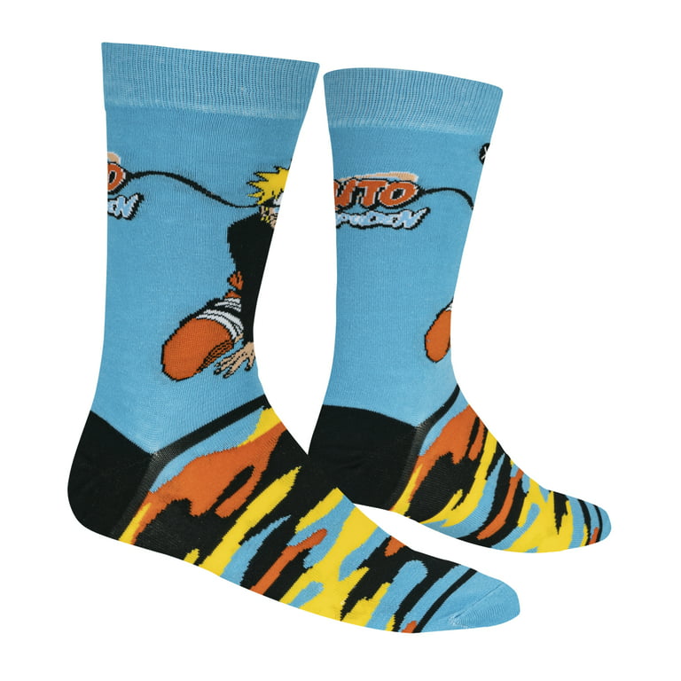 Odd Sox, Naruto Camo, Fun Graphic Print Crew Socks for Men & Women