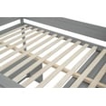 thumbnail image 6 of MODERNLUXE Wood Full Size Loft Bed with Wardrobe and Desk, Cabinet and Drawers, Gray, 6 of 17